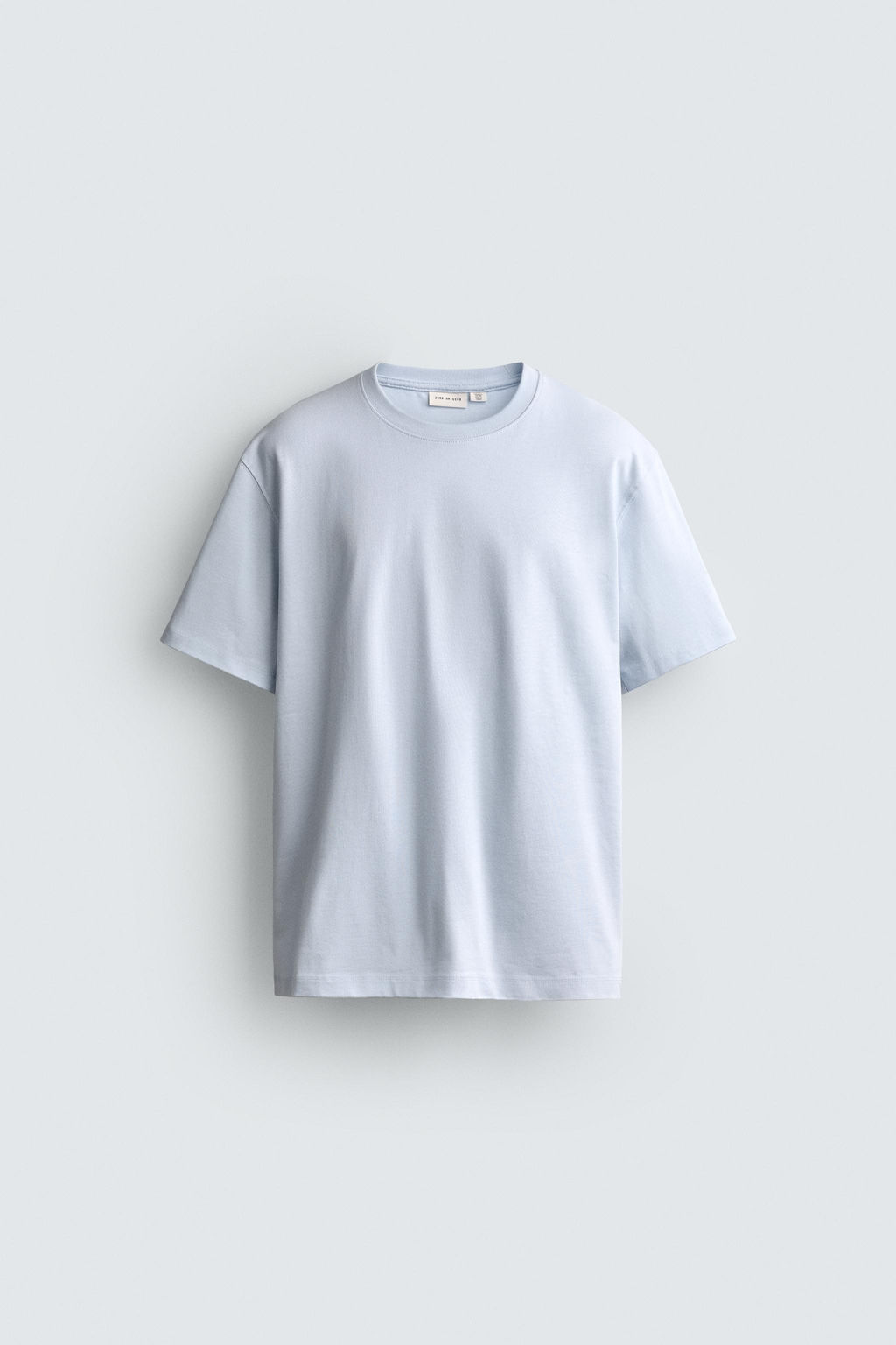 CAMISETA HEAVYWEIGHT MANGA CORTA ORIGINS / Celeste claro
