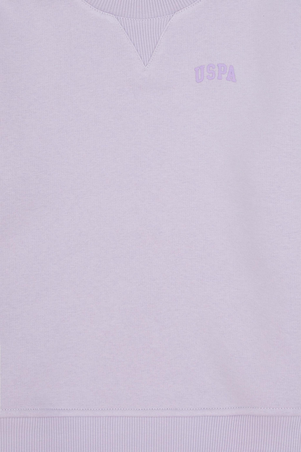 K_z _ocuk Lila _ardonlu Bisiklet Yaka Basic Sweatshirt Sepette S_rpriz _ndirim - U.s. polo assn фото 5