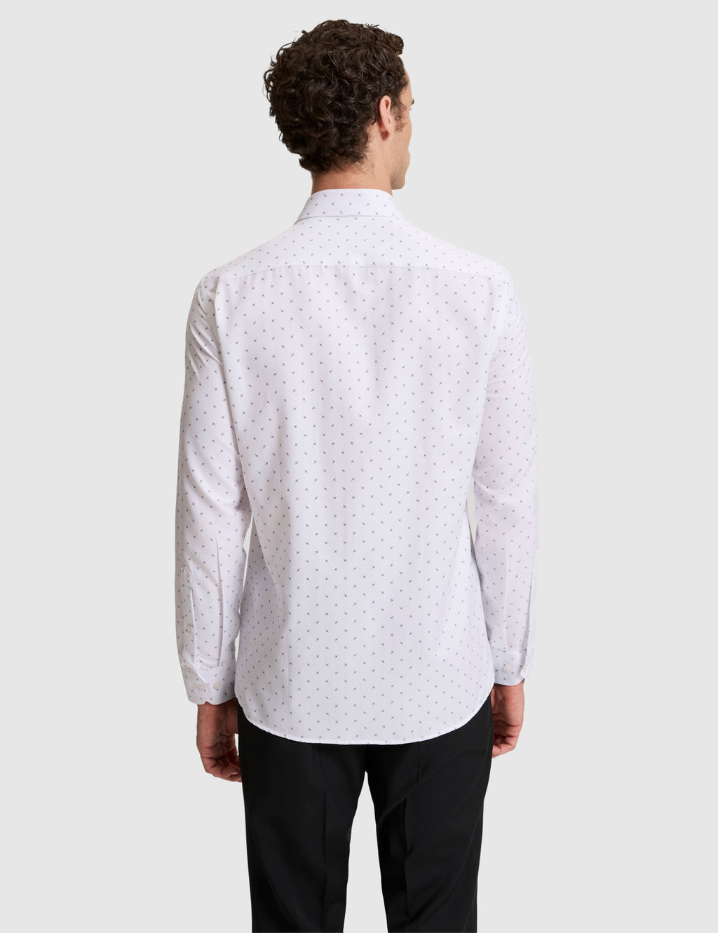 Beyaz Slim Fit Uzun Kollu G_mlek