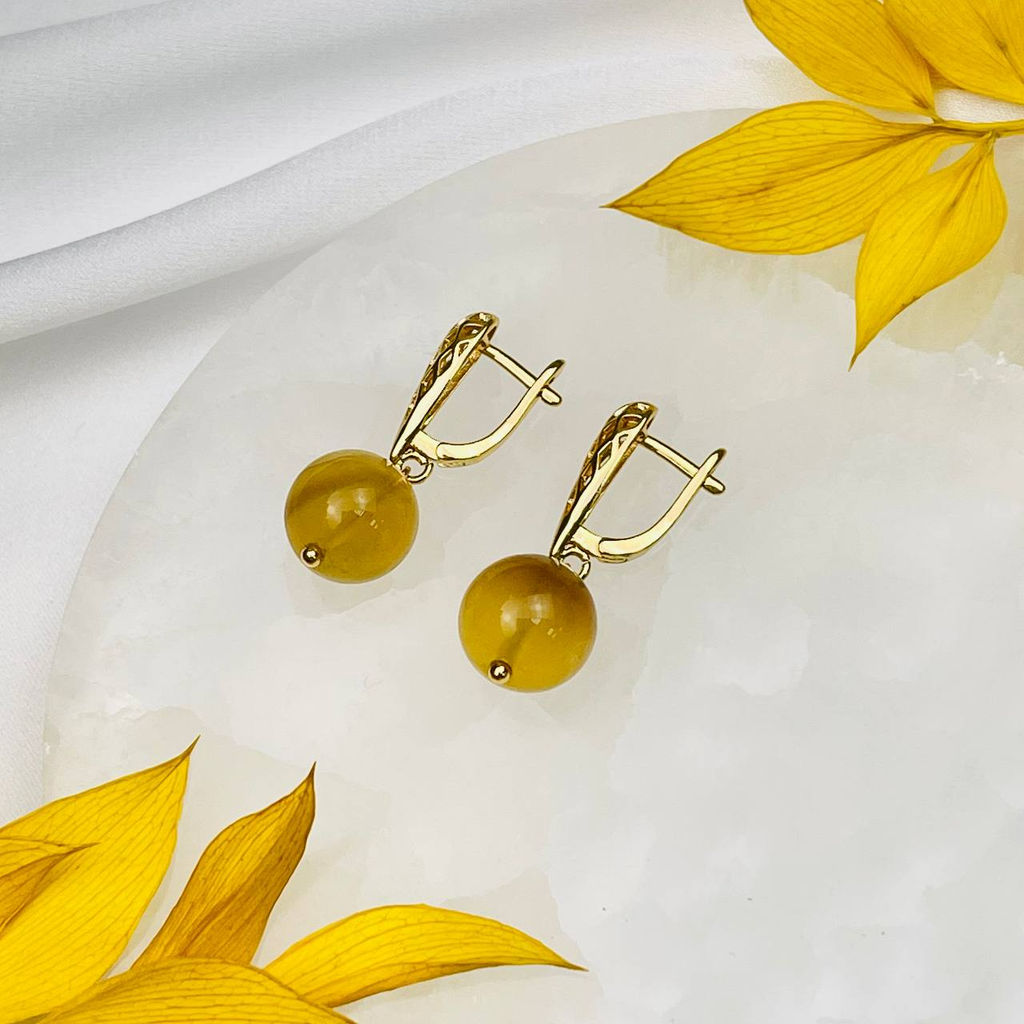 Серьги из Флюорита