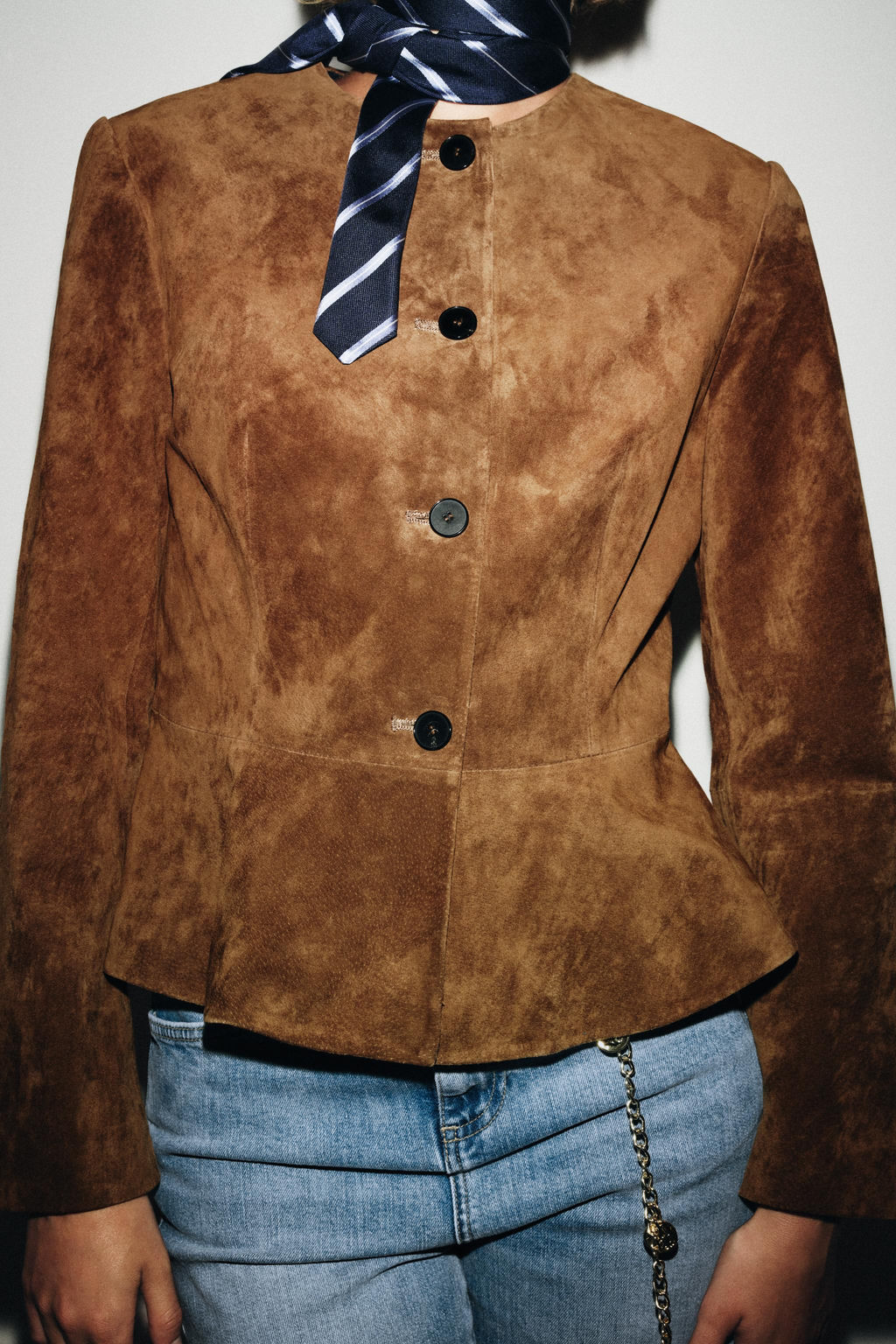 100% LEATHER JACKET - Zara фото 5