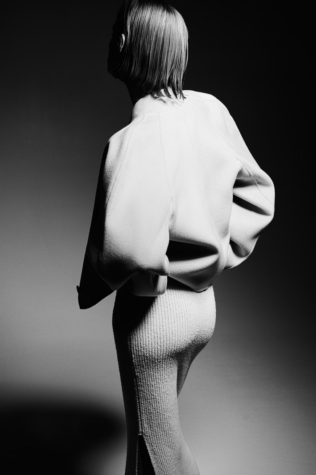 Falda en punto de canale - H&m фото 5