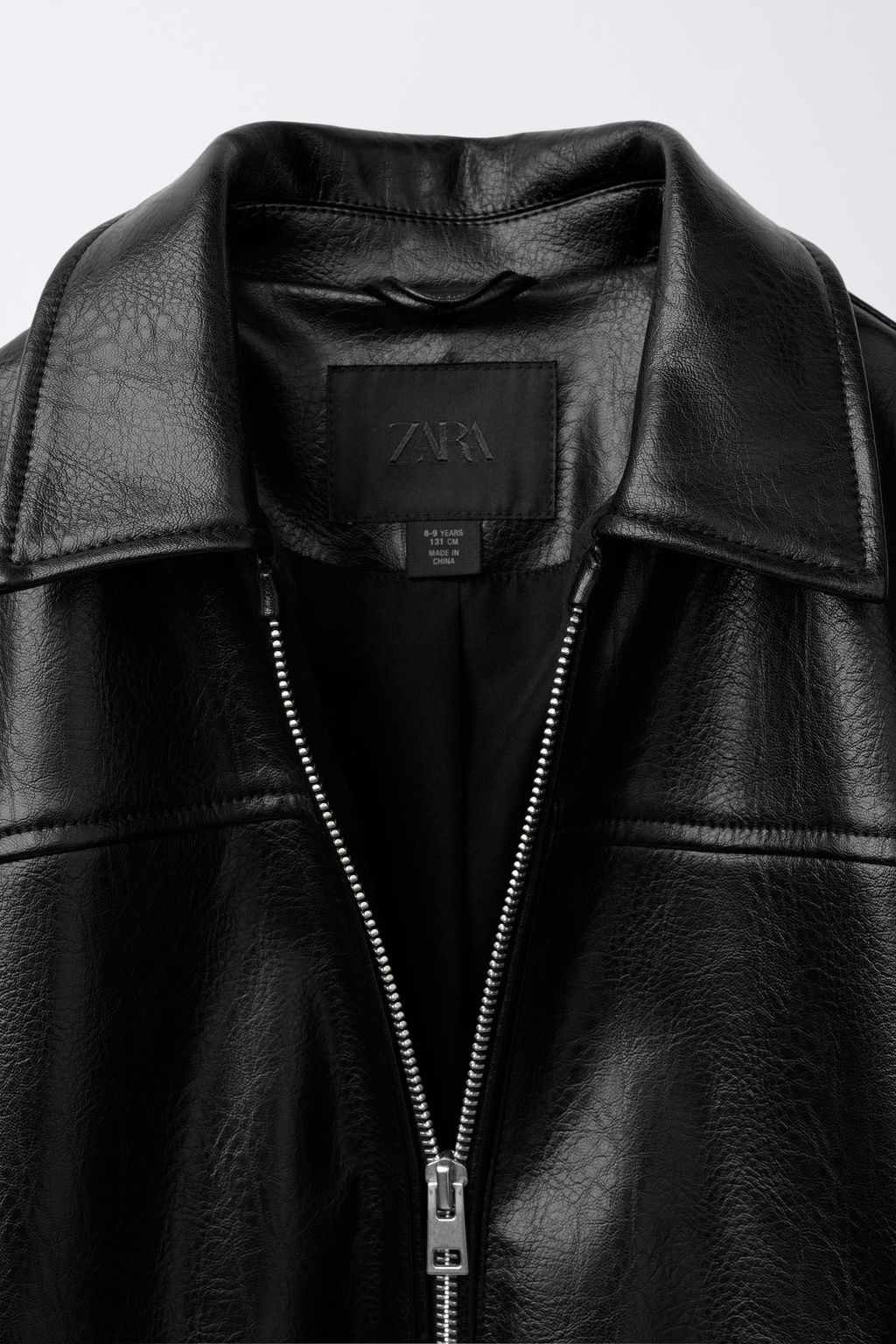 FAUX LEATHER BOMBER JACKET - Zara фото 7