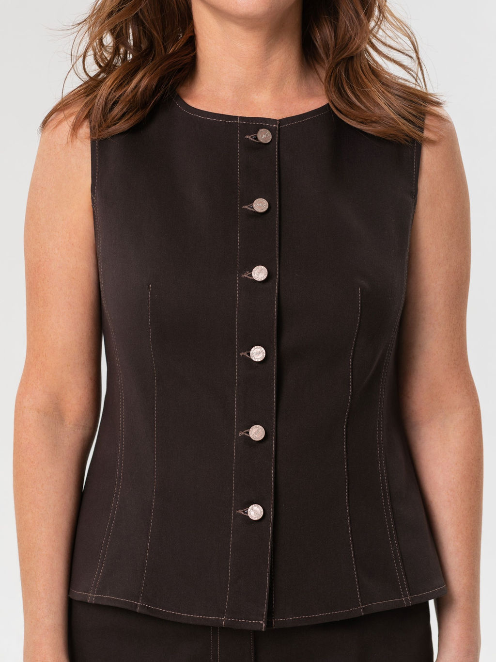 Жилет из хлопка - Stilla фото 5