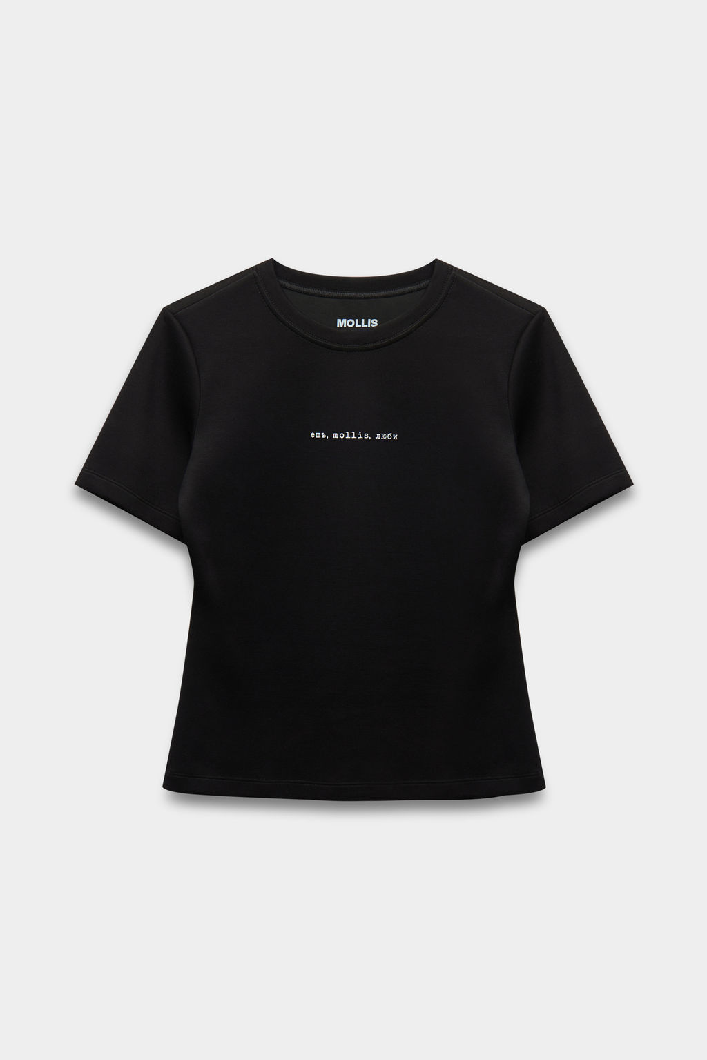 Футболка с принтом ешь, mollis, люби  фото 13