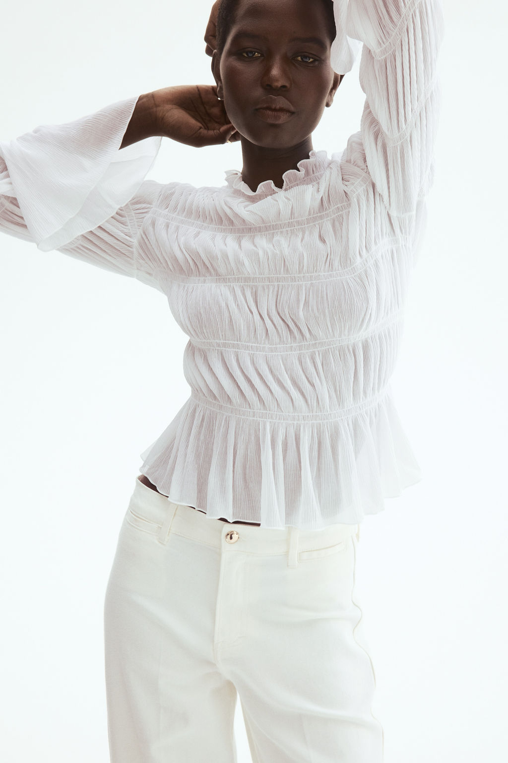 Straight High Jeans - H&m фото 8