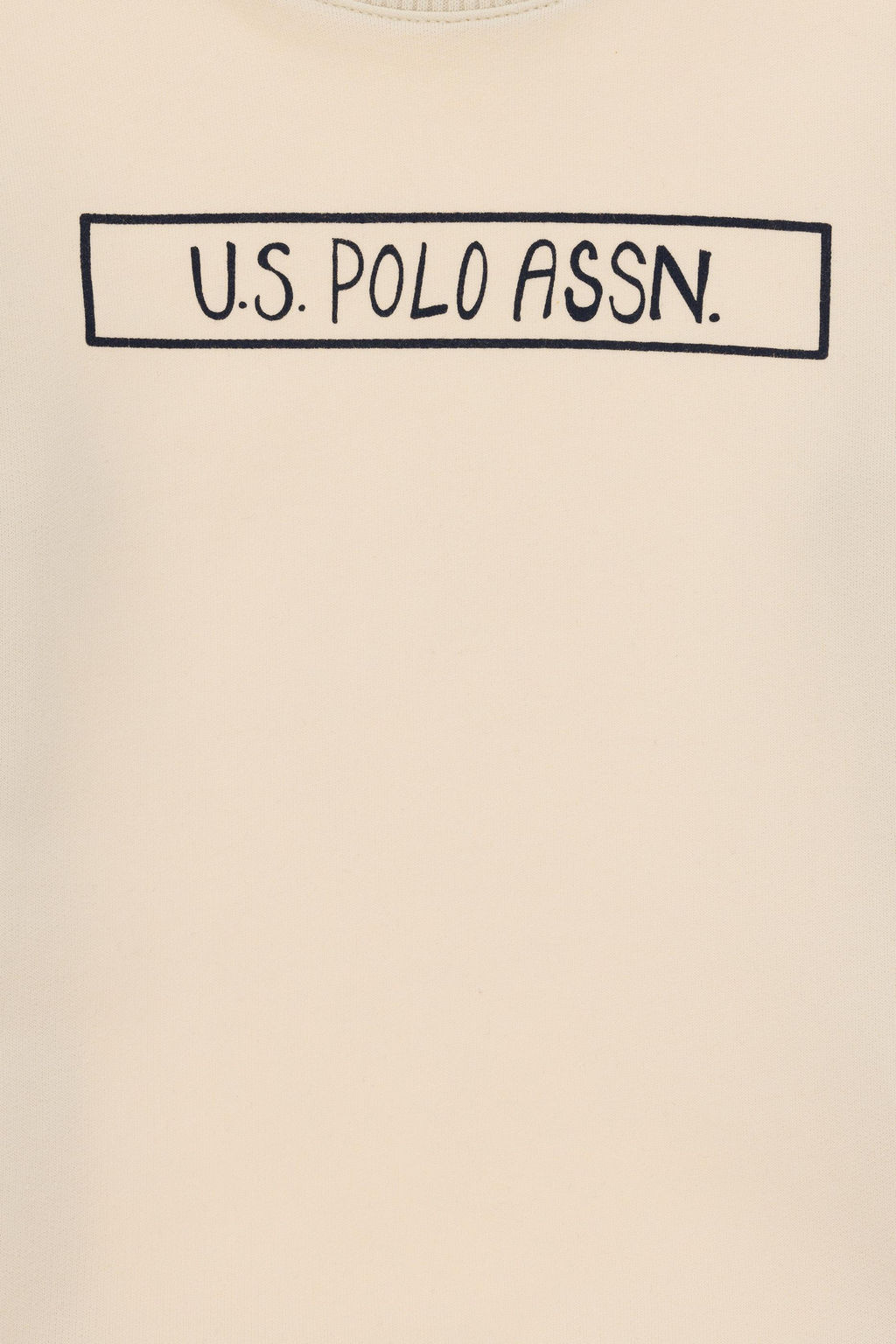 Кремовый базовый свитшот для мальчика Неожиданная скидка в корзине - U.s. polo assn фото 4