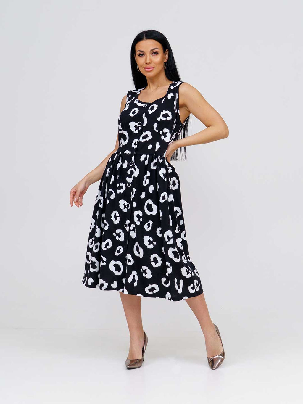 Сарафан женский, цвет черный