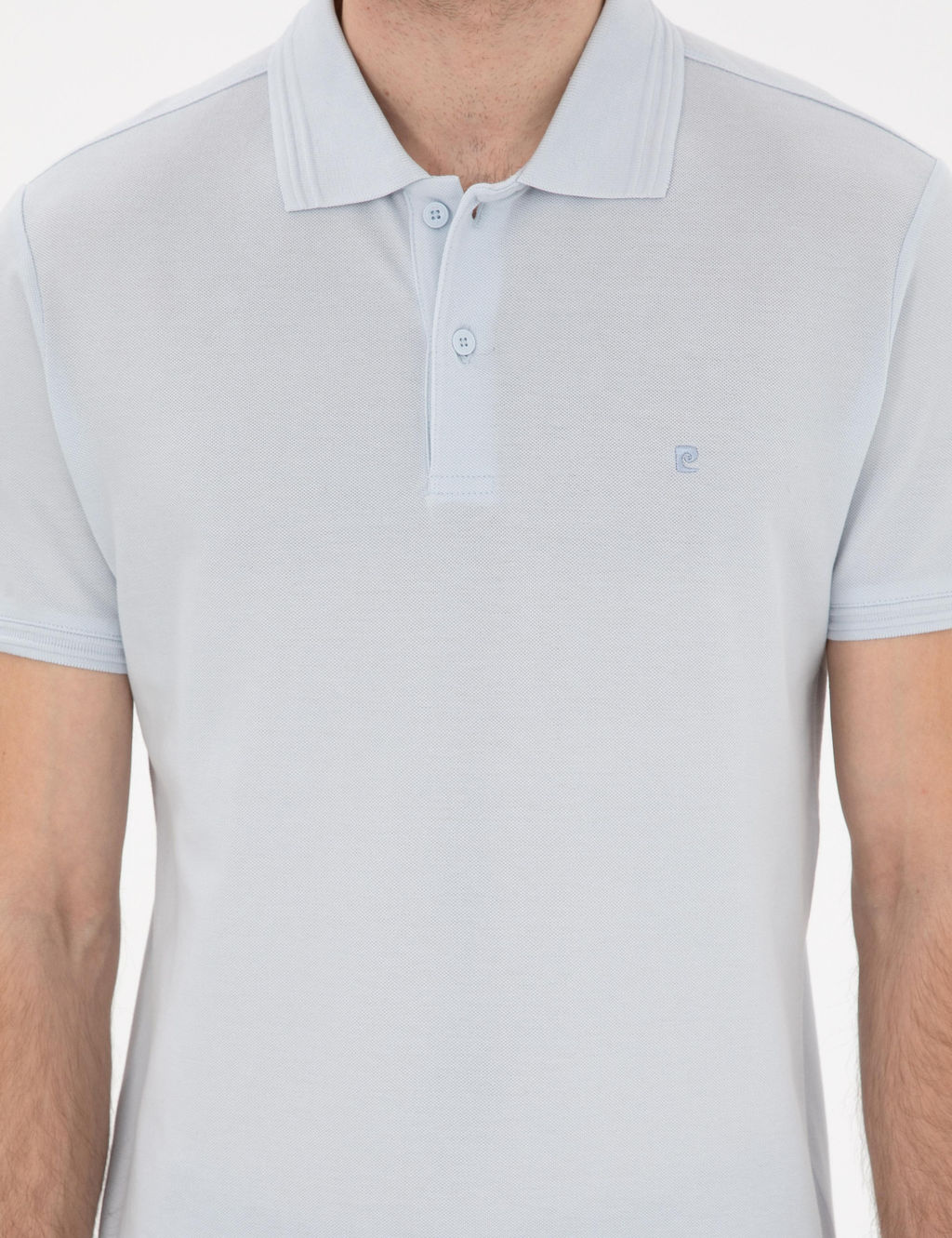 A__k Mavi Slim Fit %100 Pamuk Polo Yaka Basic Ti__rt - Pierre cardin фото 6