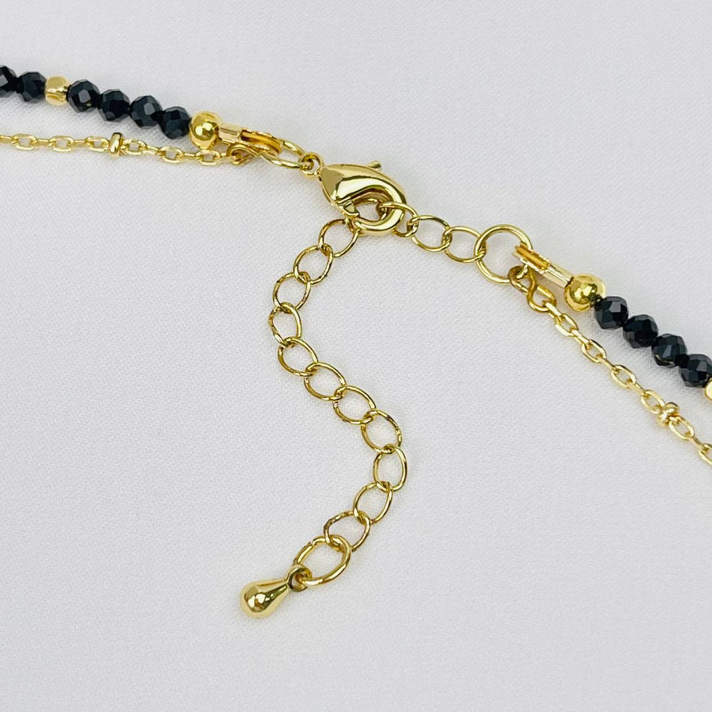 Колье двойное из Шпинели с цепочкой 38/42 см +