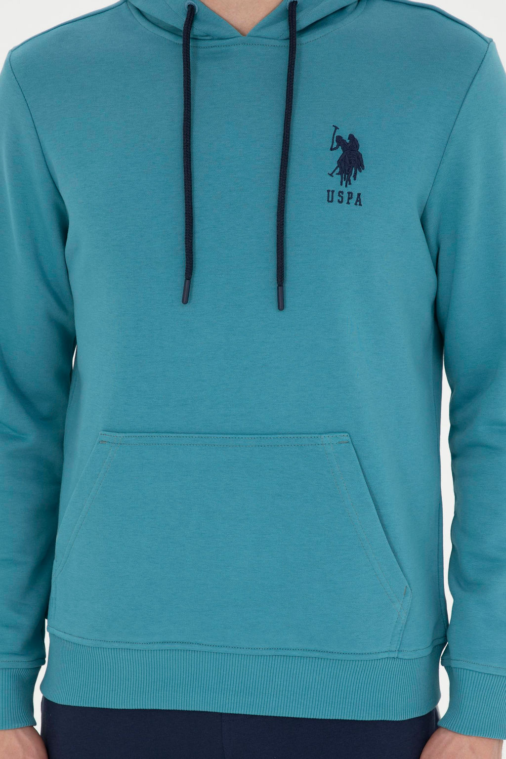 Erkek Petrol Basic Sweatshirt