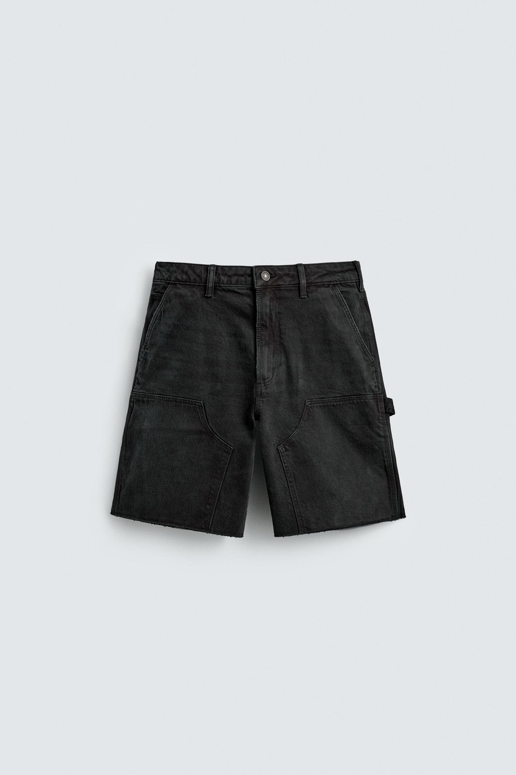 BERMUDA RELAXED FIT BOLSILLO CARPINTERO / Gris oscuro - Zara фото 7