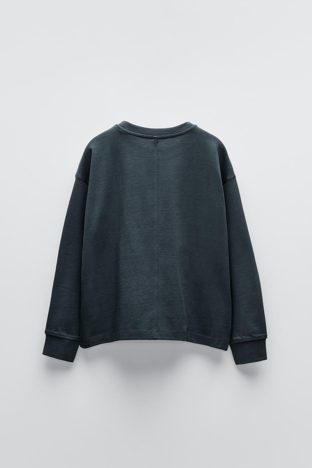 HEAVY JERSEY LABEL T-SHIRT - Zara фото 15