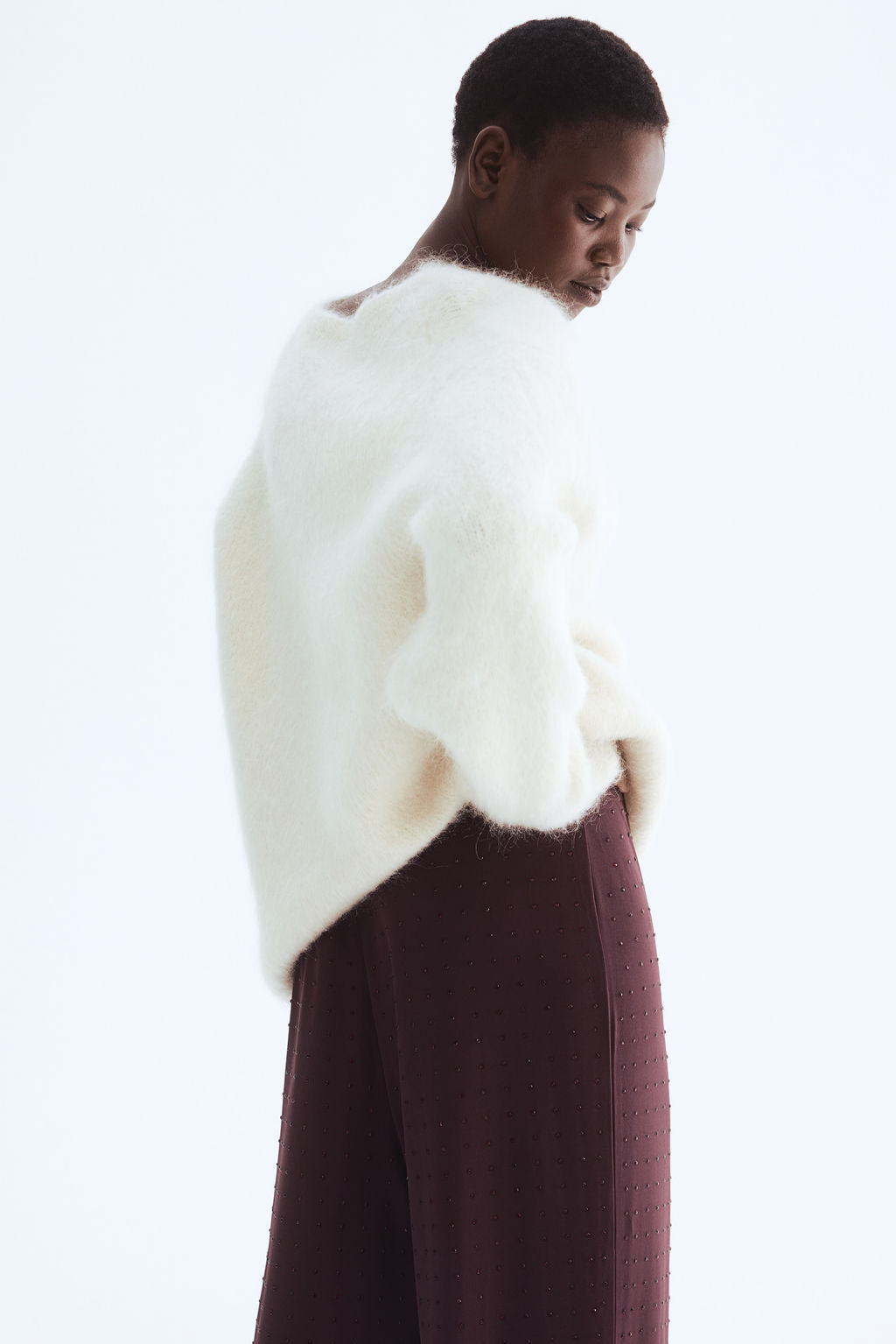 Pantal?n de punto con strass - H&m фото 6