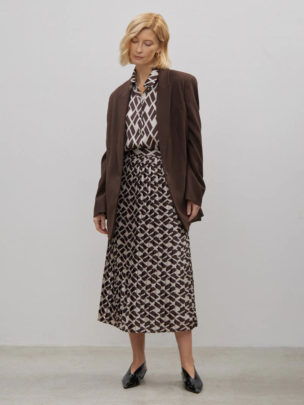 Юбка с плиссировкой, S777/labyrinth