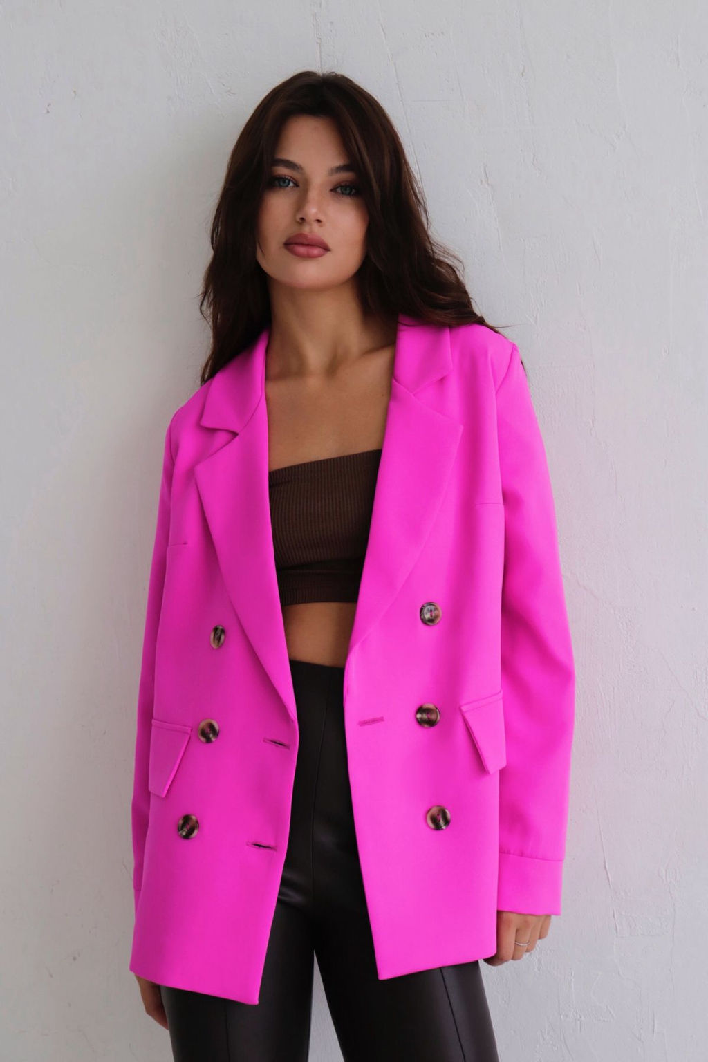 Двубортный жакет с английским воротником - Martichelli фото 166