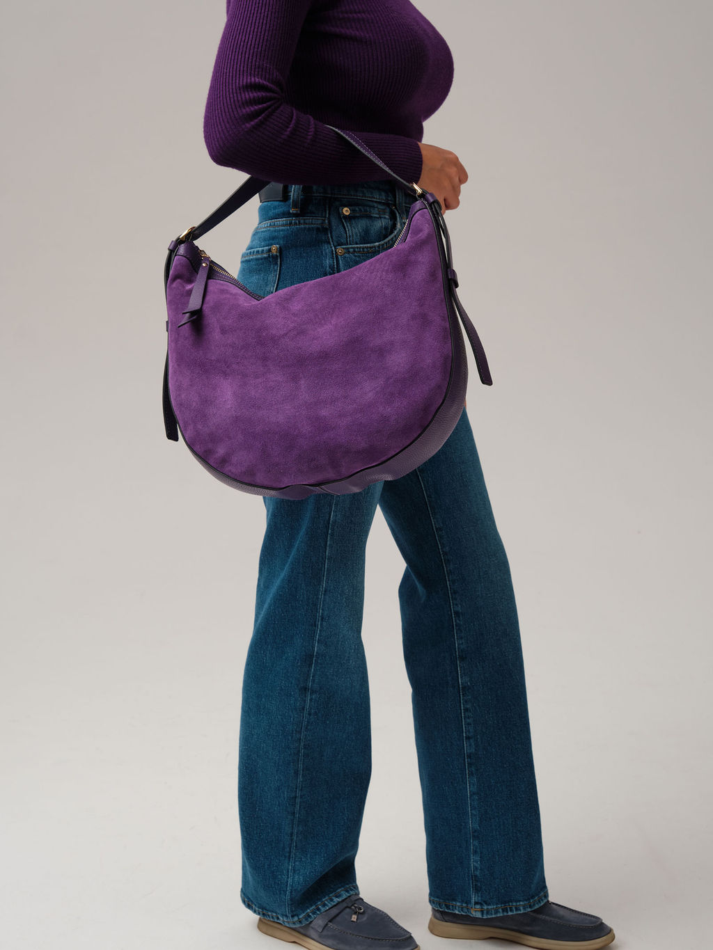 Сумка Azaro 30816 фиолетовая орхидея