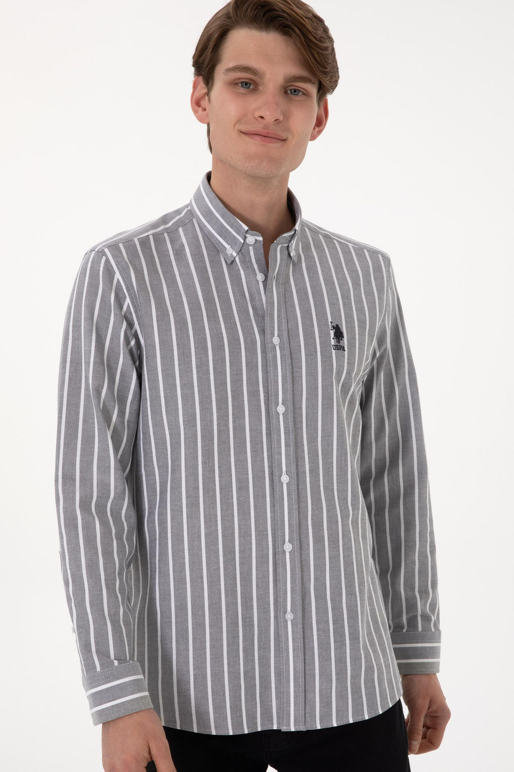 Erkek Antrasit Uzun Kollu G_mlek Sepette S_rpriz _ndirim - U.s. polo assn фото 3