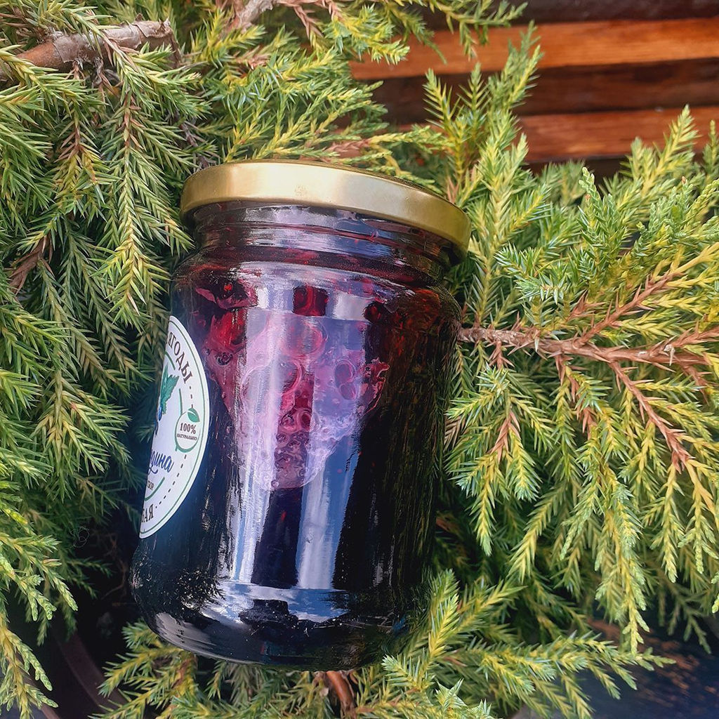 Варенье из лесной Смородины ,замедление старения, поддержка сердечно-сосудистой системы, 250мл.