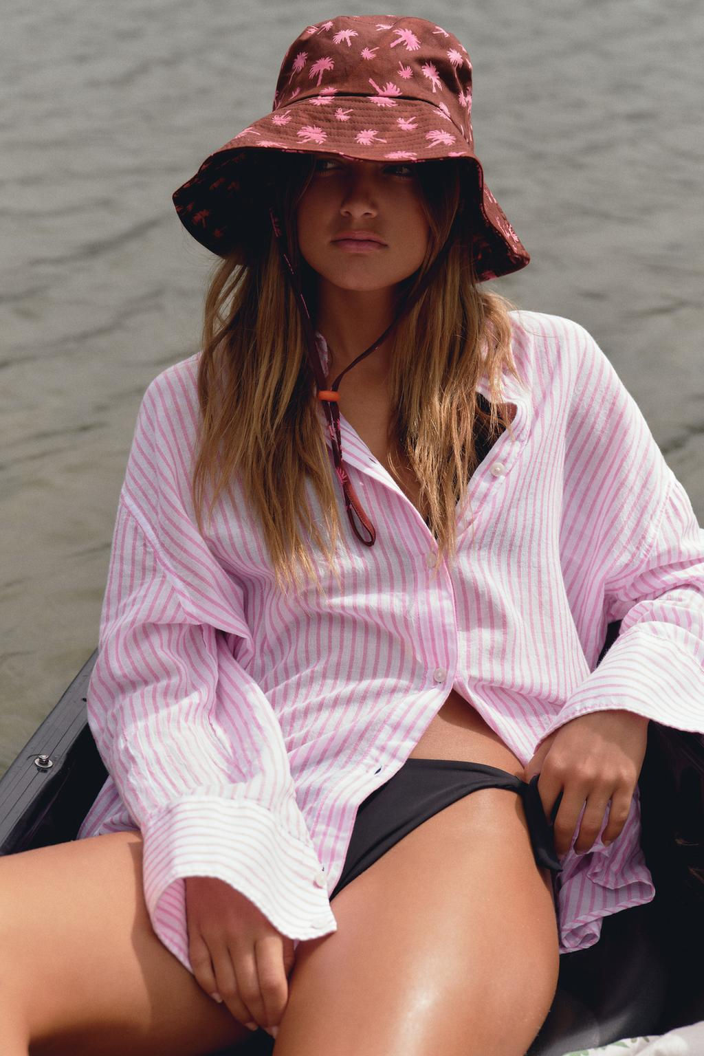 PALM TREE BUCKET HAT - Zara фото 2