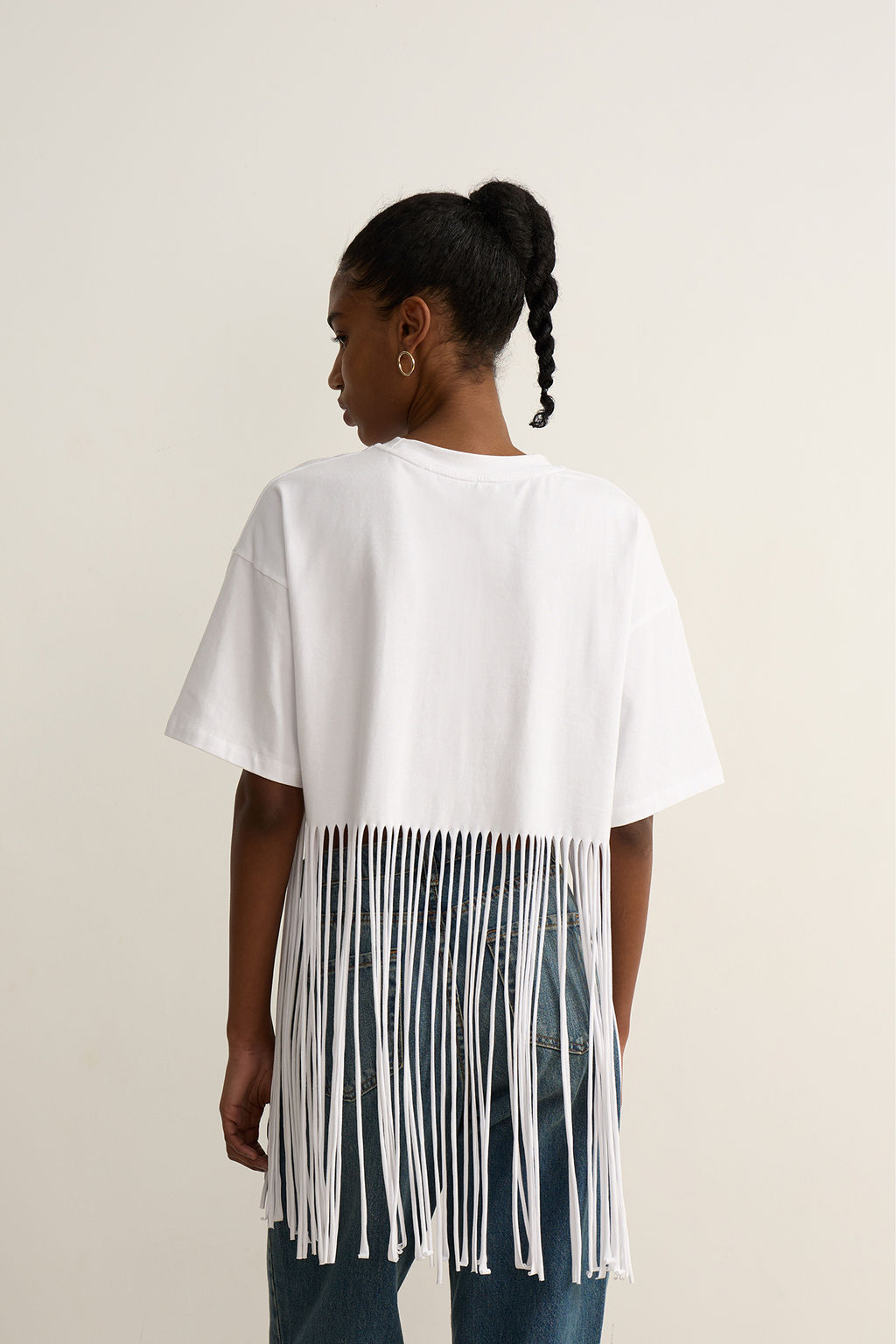 Футболка с бахромой - Mollis фото 5