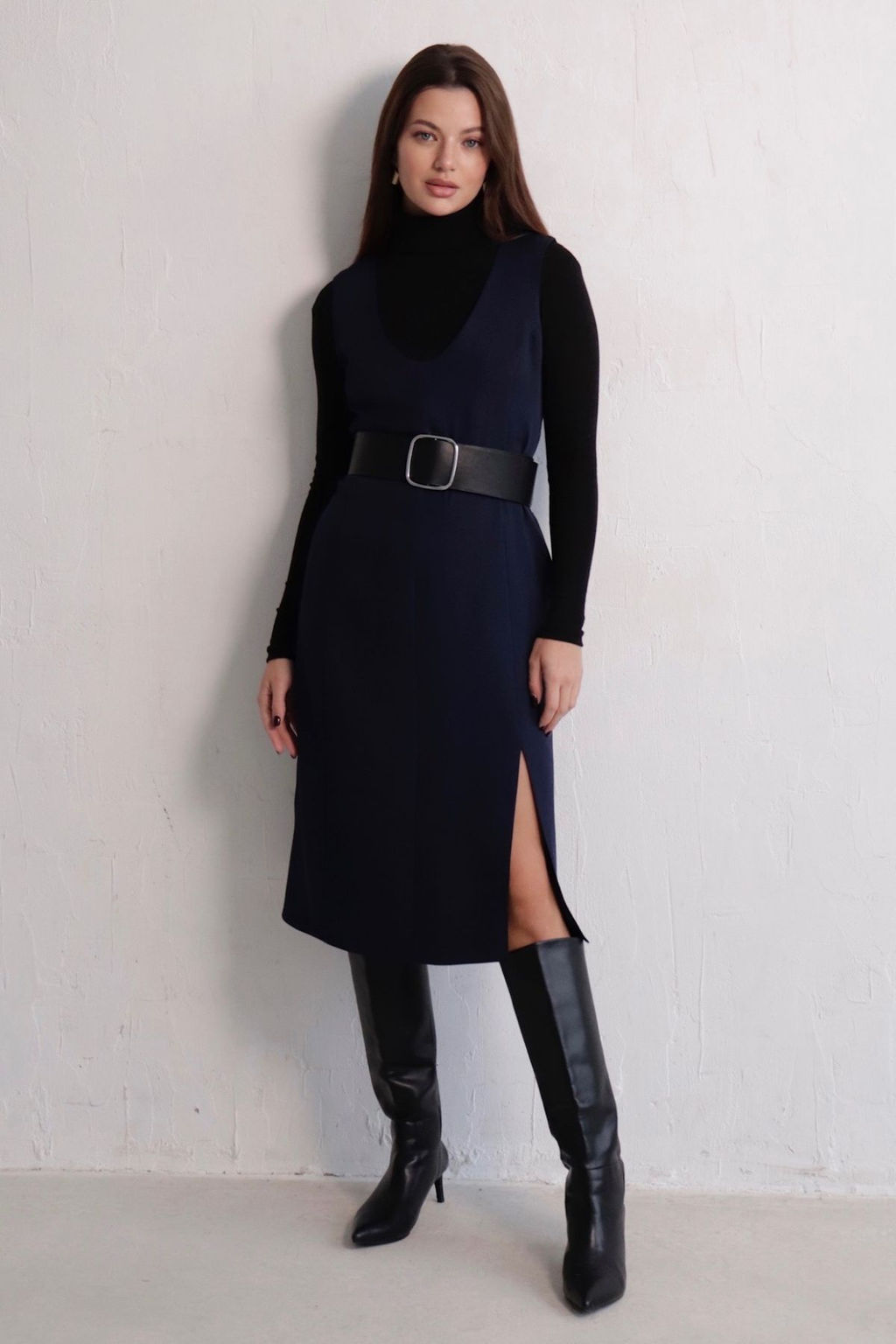 Сарафан базовый с разрезом - Martichelli фото 37