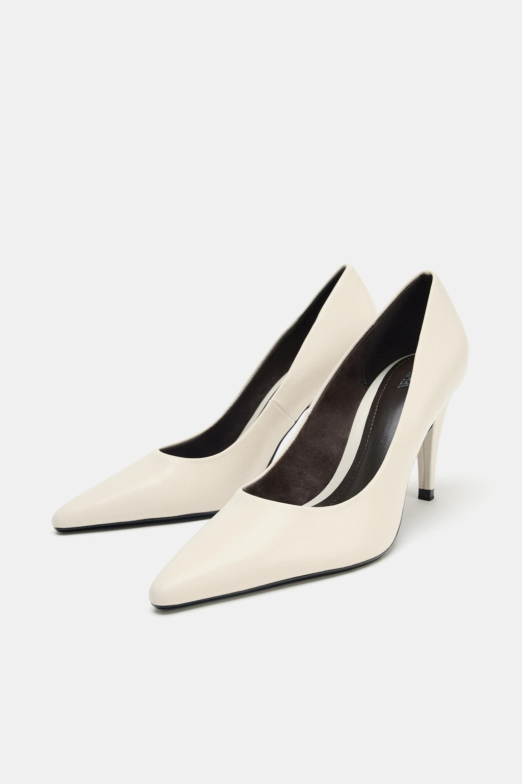 LEATHER HIGH-HEEL SHOES - Zara фото 9
