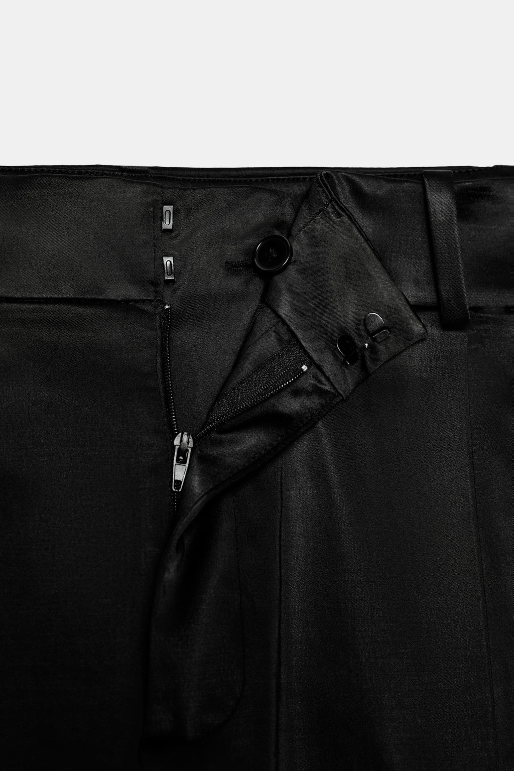 ZW COLLECTION SATIN TROUSERS WITH DARTS - Zara фото 11