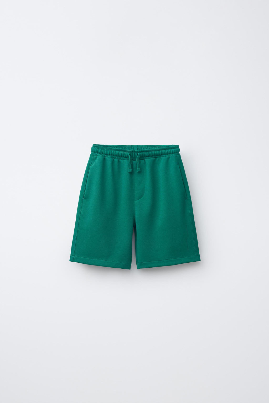CONJUNTO CAMISETA Y BERMUDA INTERLOCK / Verde - Zara фото 4