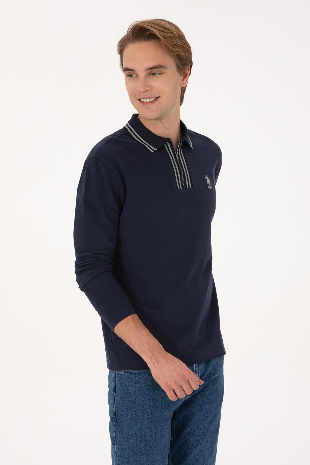 Erkek Lacivert Sweatshirt - U.s. polo assn фото 3