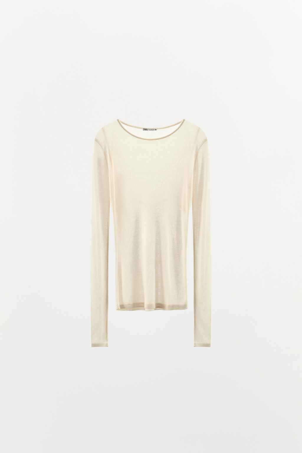 LYOCELL T-SHIRT WITH BACK DETAIL - Zara фото 4