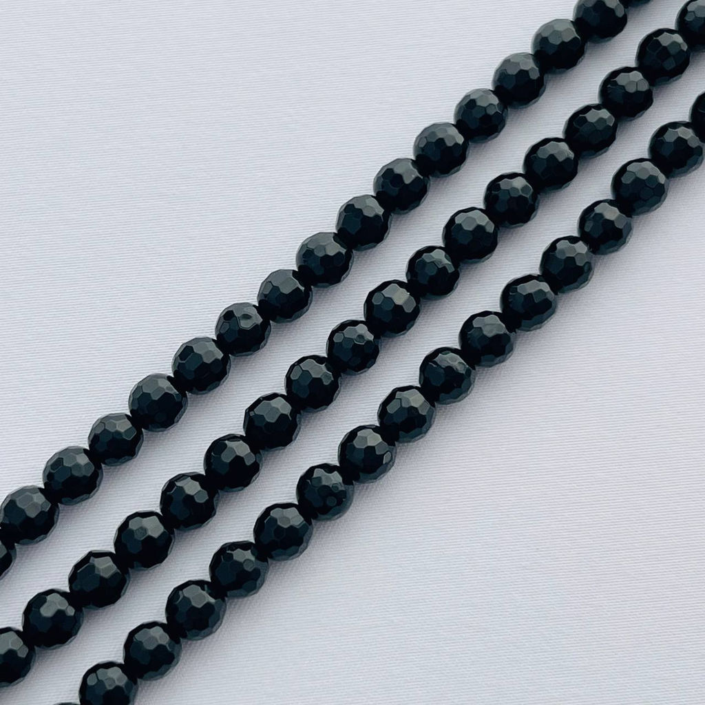 Бусины для украшений из черного Агата