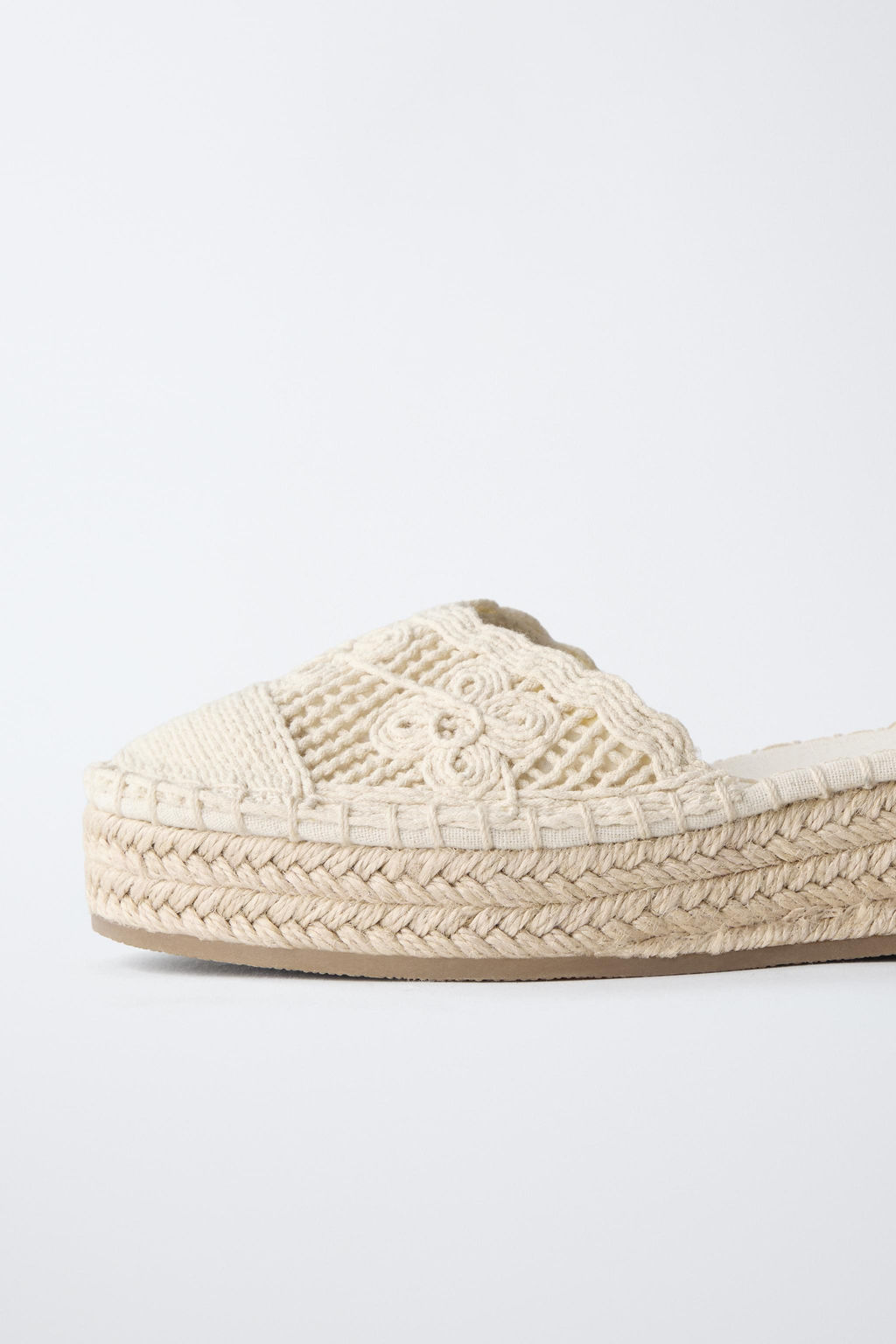 ALPARGATA BORDADOS / Blanco Crudo - Zara фото 6