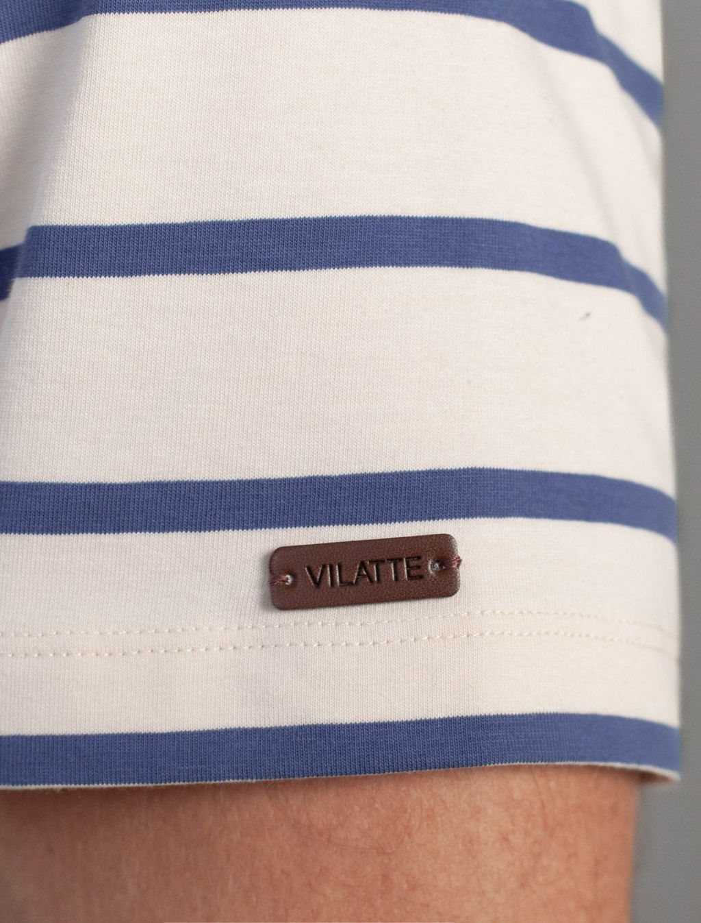 Футболка из премиального хлопка с эластаном - Vilatte фото 4