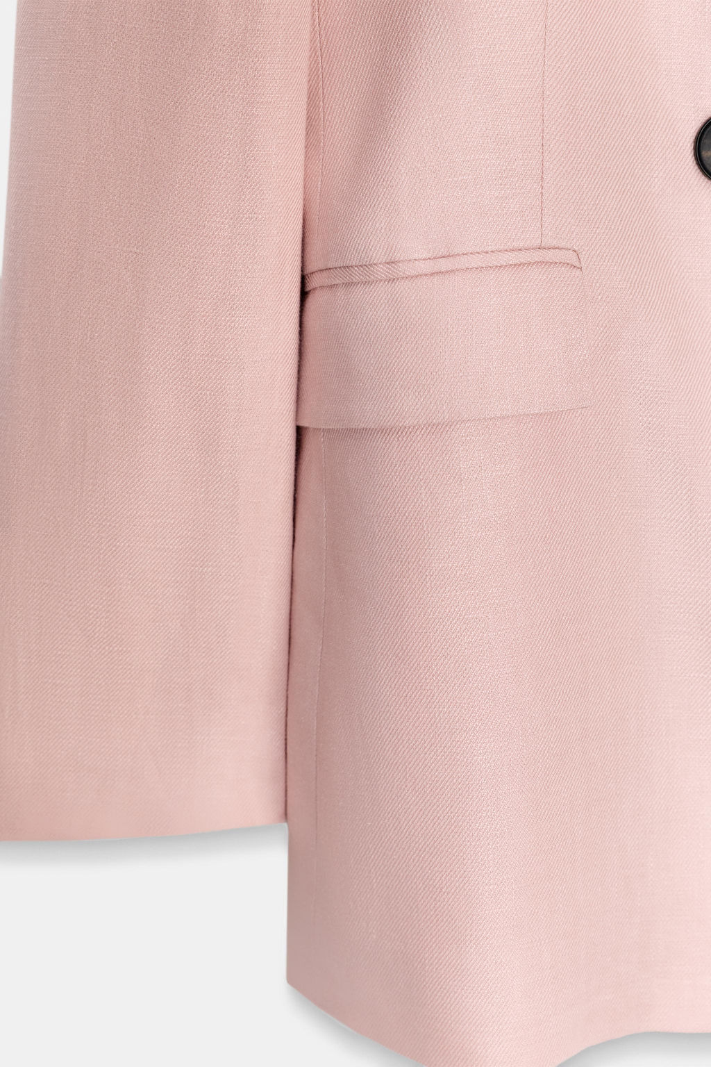 BLAZER CRUZADA 100% LINO SET / rosa claro - Zara фото 8