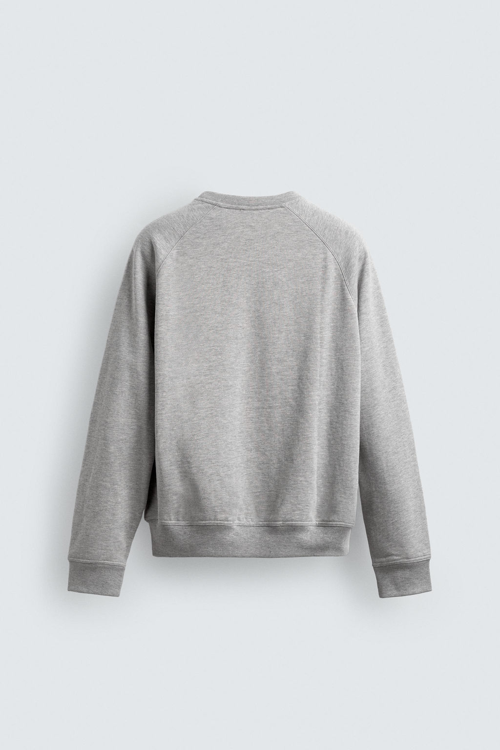 SUDADERA CREWNECK LAVADA B?SICA / Gris vigor? - Zara фото 8