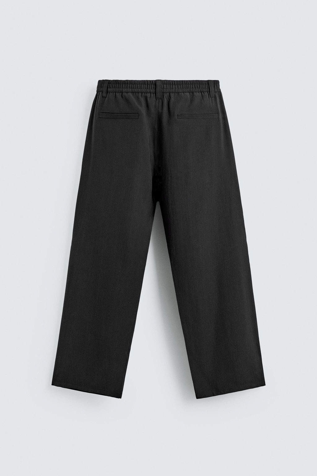 PANTAL?N FLUIDO PLIEGUES / Negro - Zara фото 8