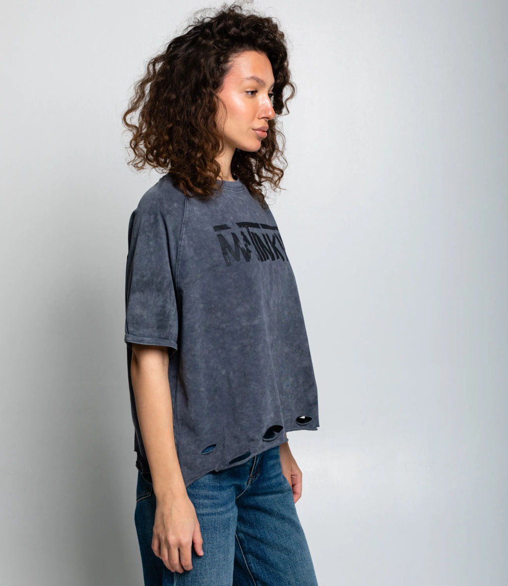 Футболка #КТ01537, графит - Dommod фото 2