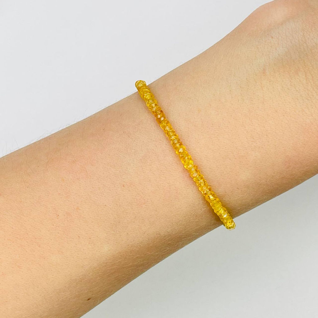 Браслет из желтого Сапфира