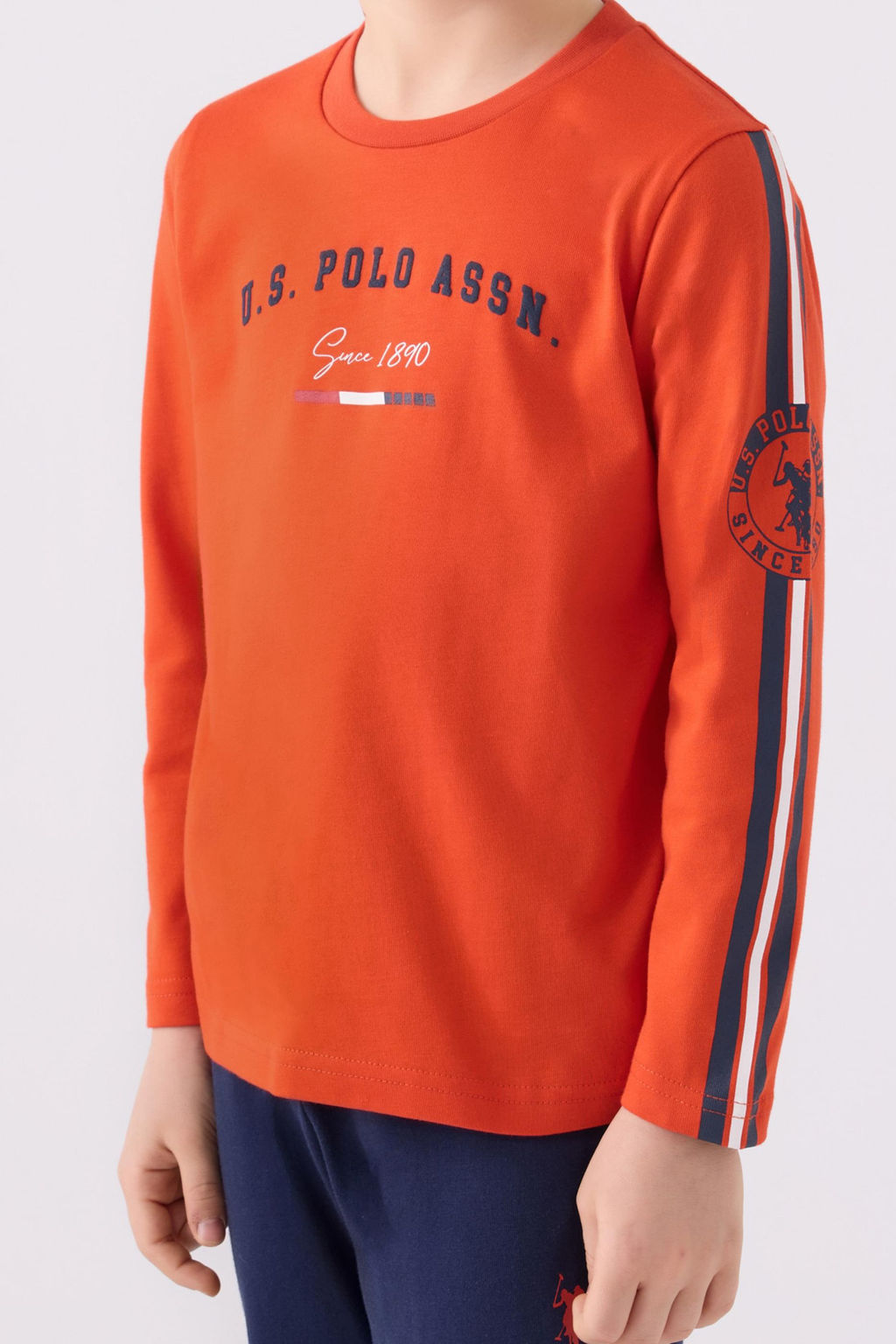 Пижамный комплект с цветком граната для мальчика Неожиданная скидка в корзине - U.s. polo assn фото 5