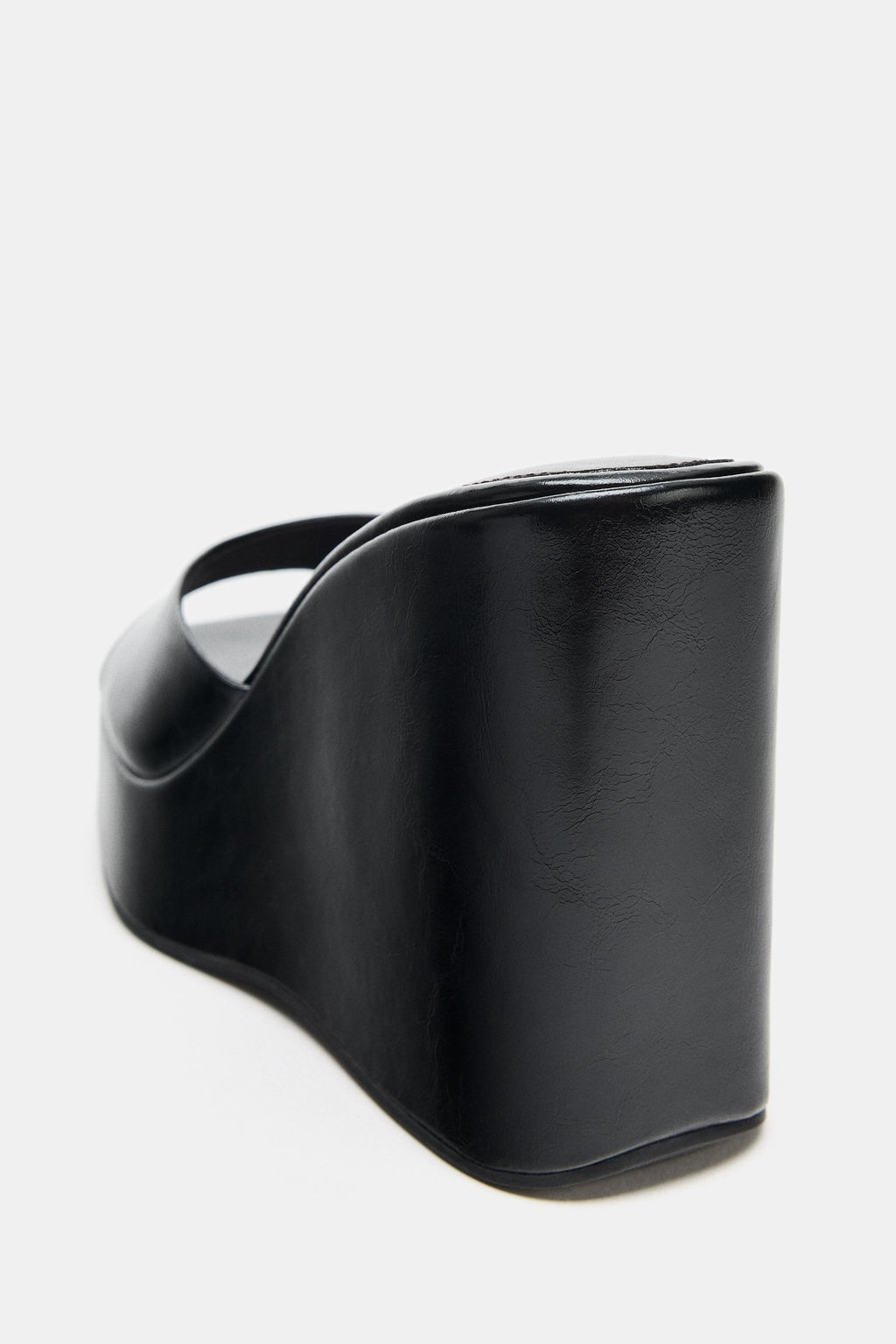 SANDALIA TAC?N CU?A / Negro - Zara фото 4
