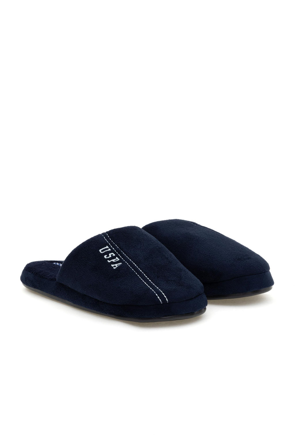 Мужские темно -синие домики тапочки Неожиданная скидка в корзине