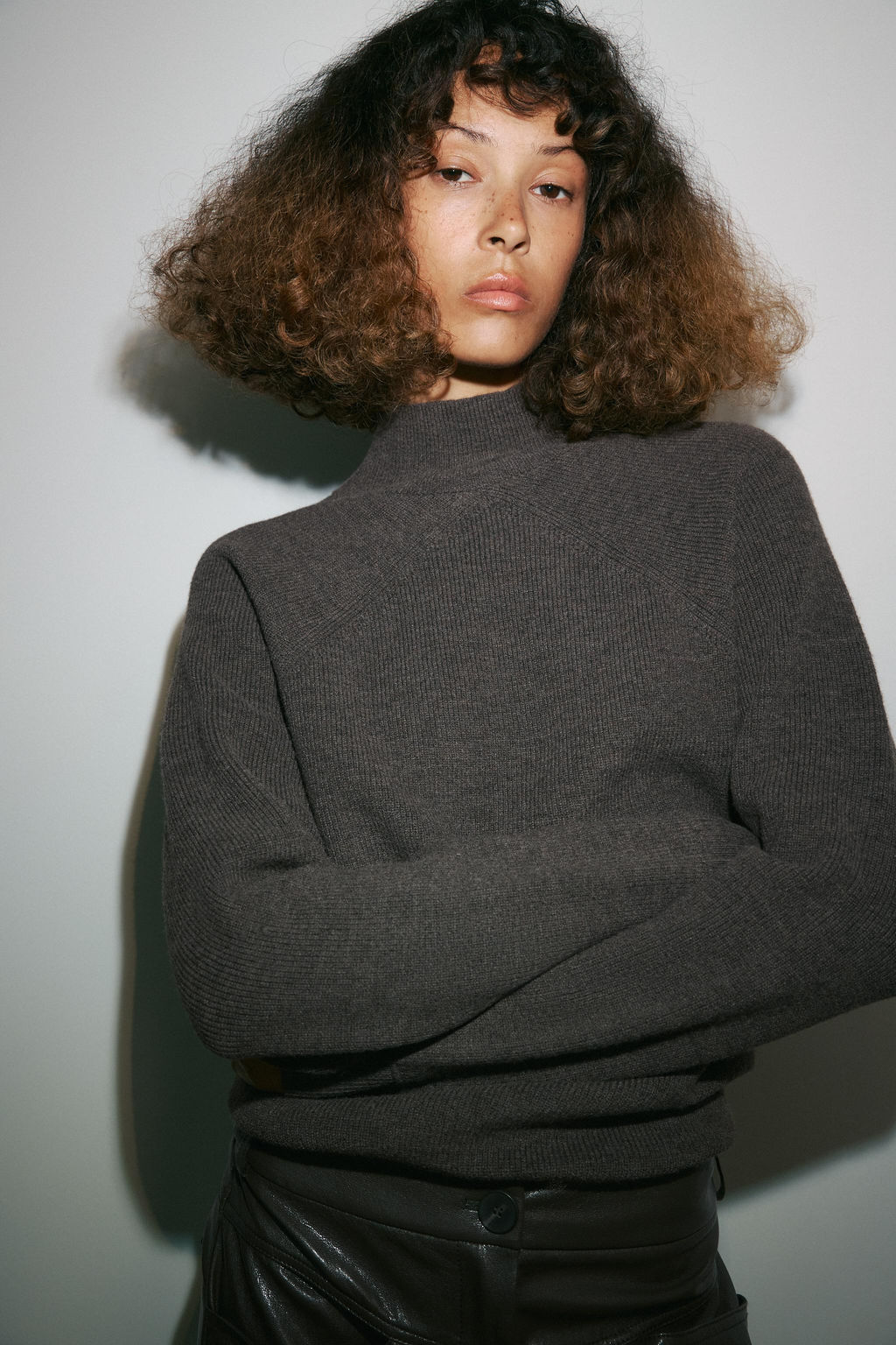 KNIT HIGH NECK JUMPER - Zara фото 9