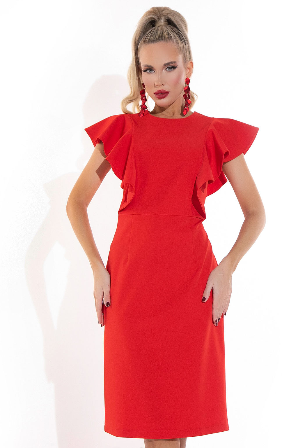 Платье Барселоника (красный) - Эльза фото 5