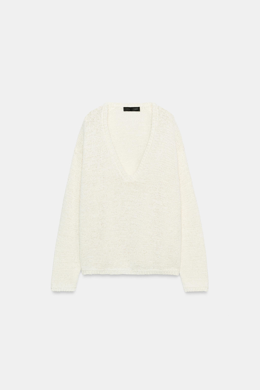JERSEY PUNTO ESCOTE PICO / Crudo - Zara фото 7