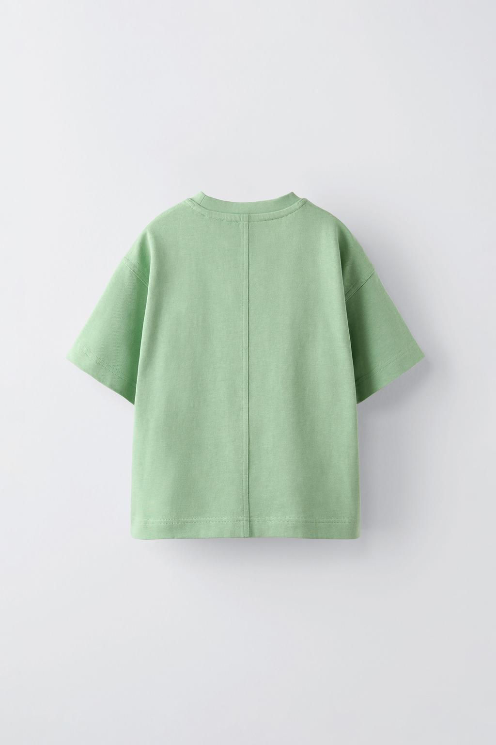 T-SHIRT WITH EMBROIDERED MOTIFS - Zara фото 5