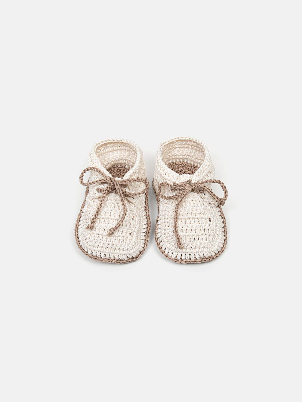 Пинетки вязаные Молоко 0+ - Bungly фото 3