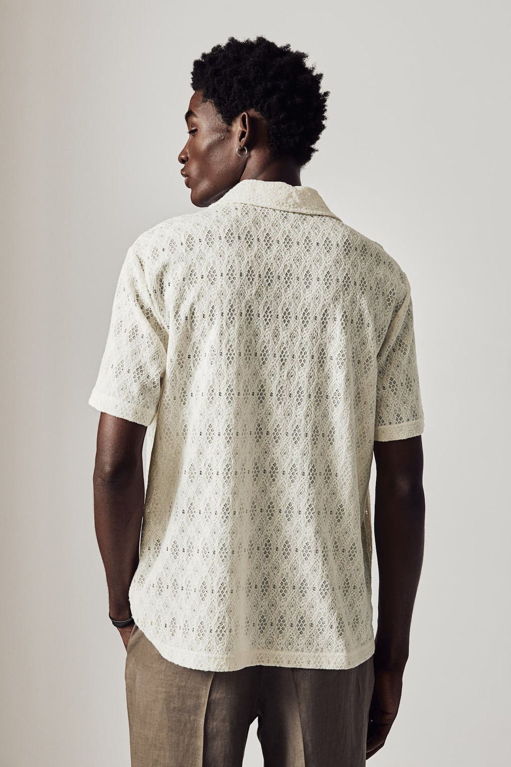 Camisa resort de encaje Regular Fit - H&m фото 3