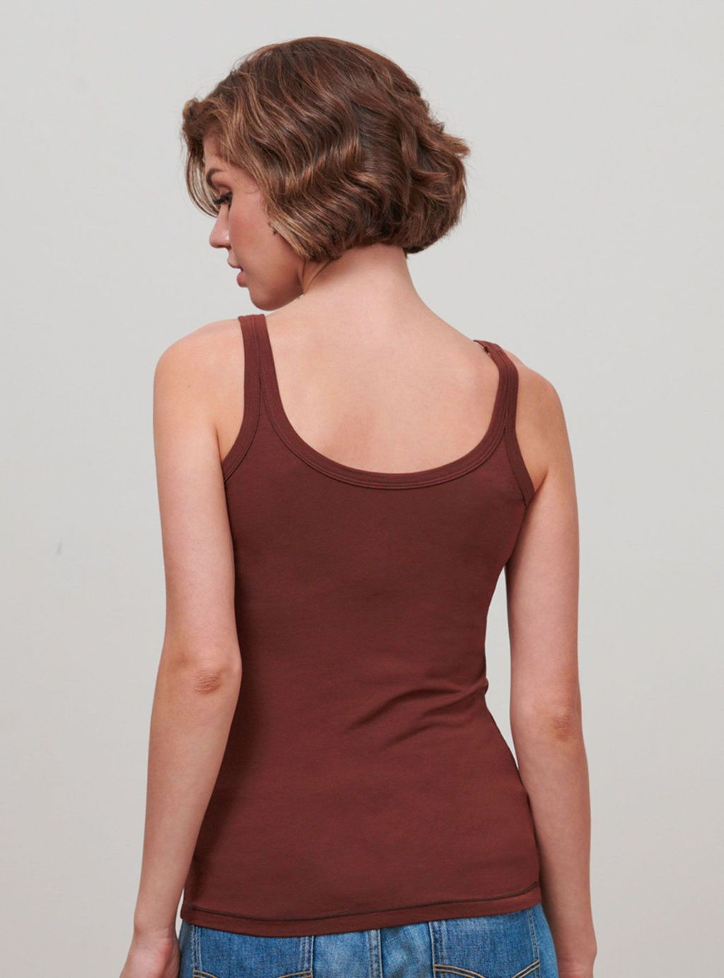 Женская майка Indefini (Арт.596000-2280TDJ)  фото 2