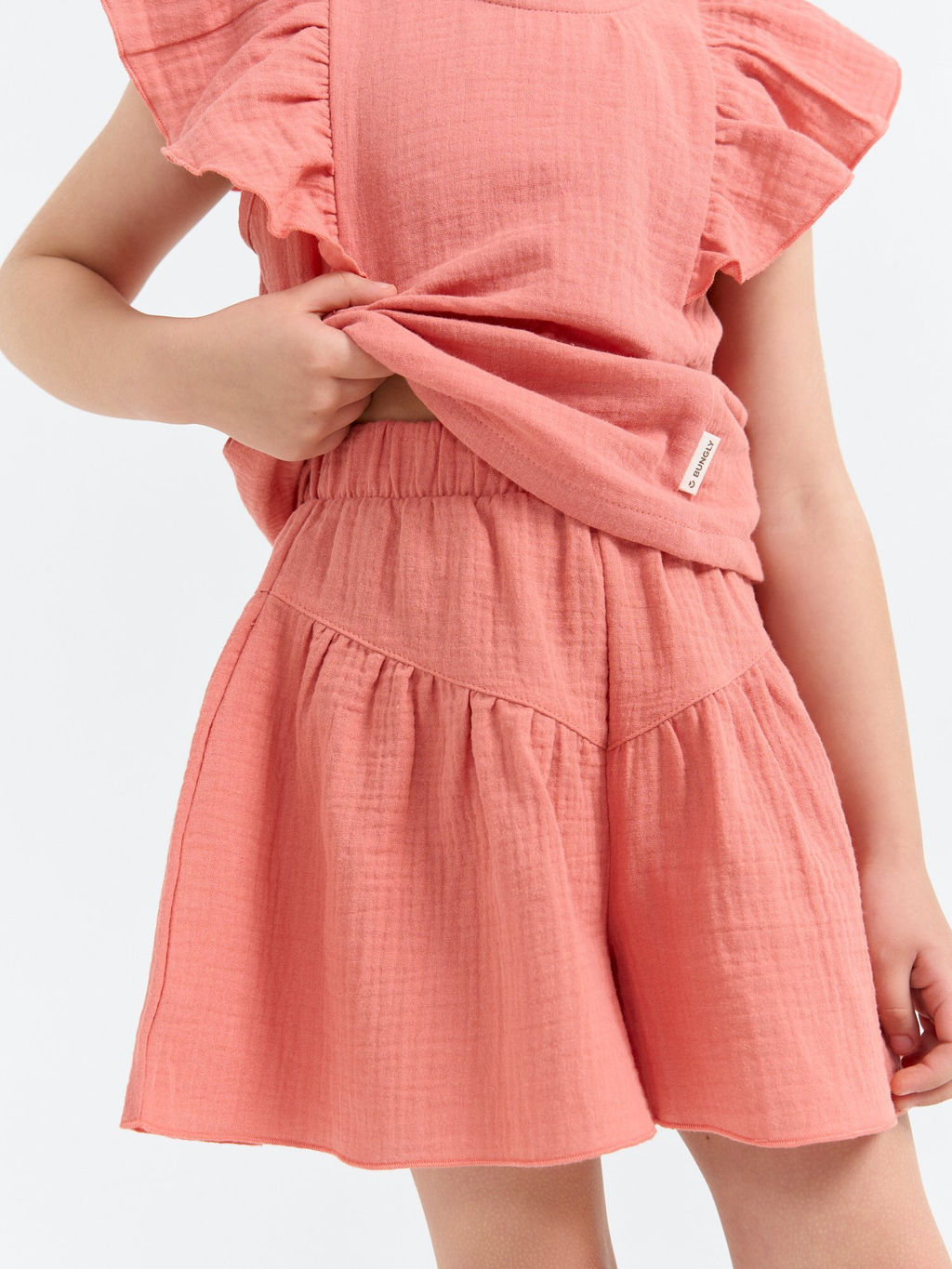 Шорты муслиновые Клубничный смузи - Bungly фото 5